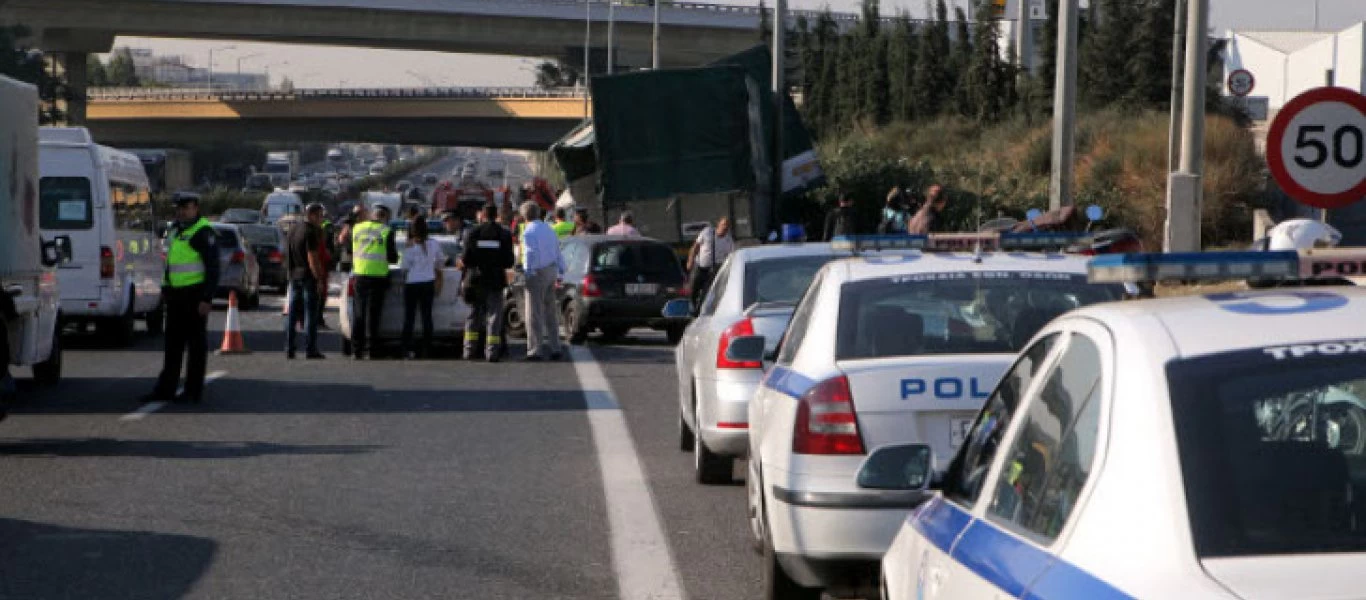 Καραμπόλα 11 αυτοκινήτων στην αερογέφυρα της Βούλγαρη στη Θεσσαλονίκη